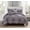Gray, variant on Elegant Comfort 2000 Thread Count (10 Pieces) Bed-in-a-Bag, Full/Queen