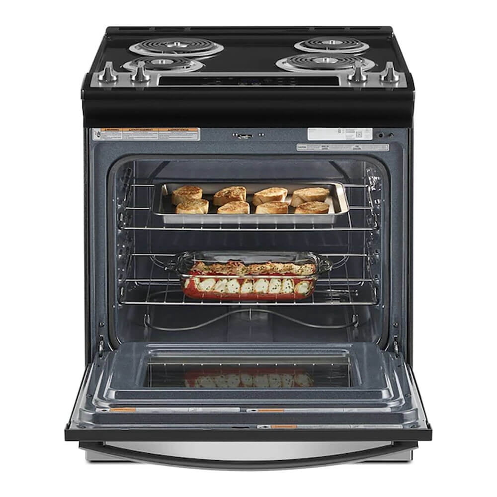 Whirlpool WEC310S0LS 4.8 Cu. Ft. Stainless Slide-In Electric Range w/ Frozen Bake Technology