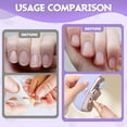 thumbnail image 4 of Aorsher 3 in 1 Automatic Nail Clipper with Polishing, Safe and Convenient Electric Nail Trimmer with Nail Clip Storage, 2 Speed Electric Toe Nail Clippers Nail Cutter with Light for Adults, 4 of 7