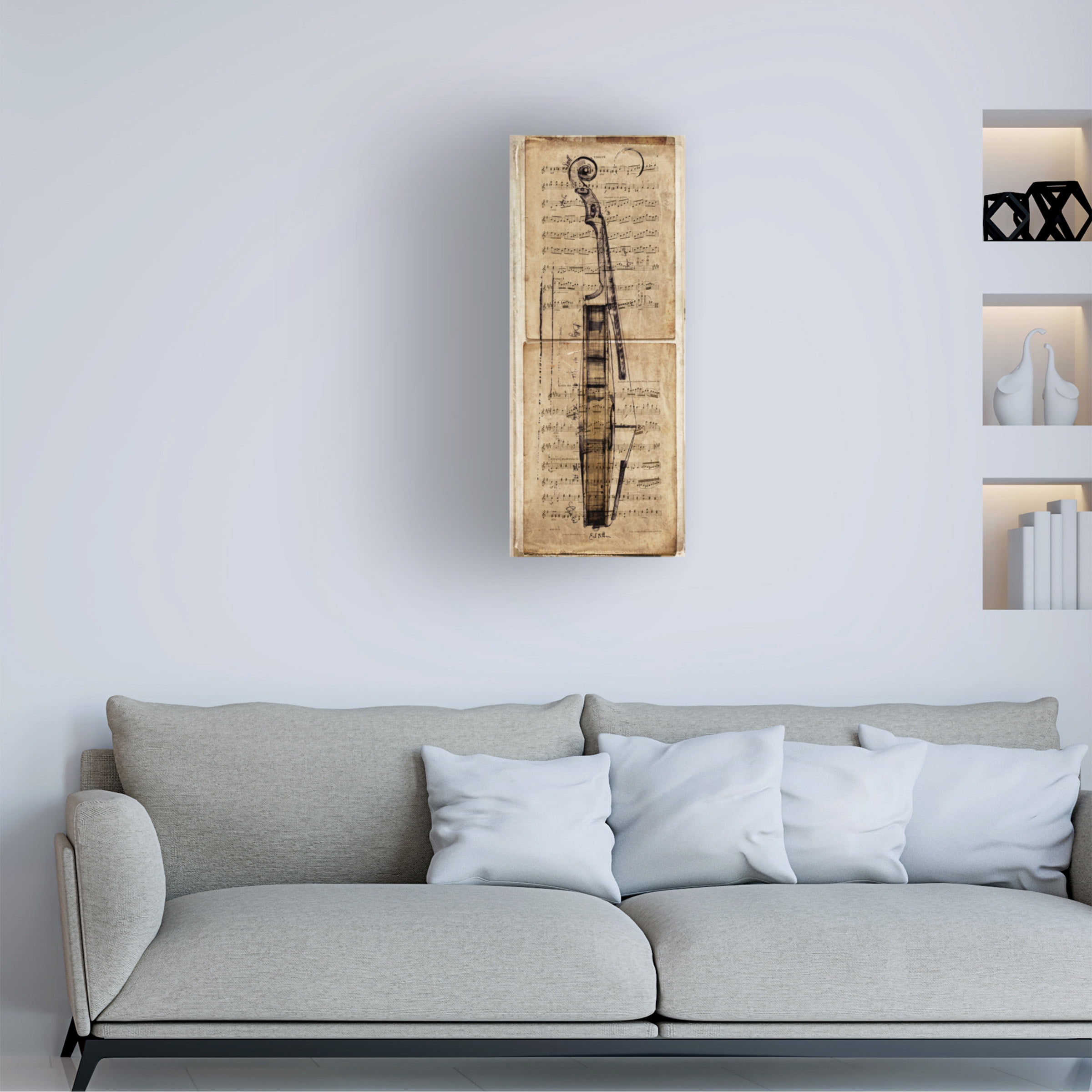Symposium Design 'Violin Music' Canvas Art