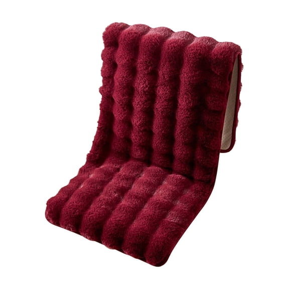 YAWUBT One-Piece Dining Chair Cushion, Kitchen Chair Pads Fluffy Plush Office Chair Seat Cushion Non-Slip Lounge Chair Slipcovers Furniture Protector, Thickened Siamese Backrest Cushion