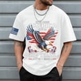thumbnail image 2 of 250 Anniversary USA Shirt Mens Flag Tshirt 250th America Anniversary Tee 250 Years Patriotic Tops, 2 of 6