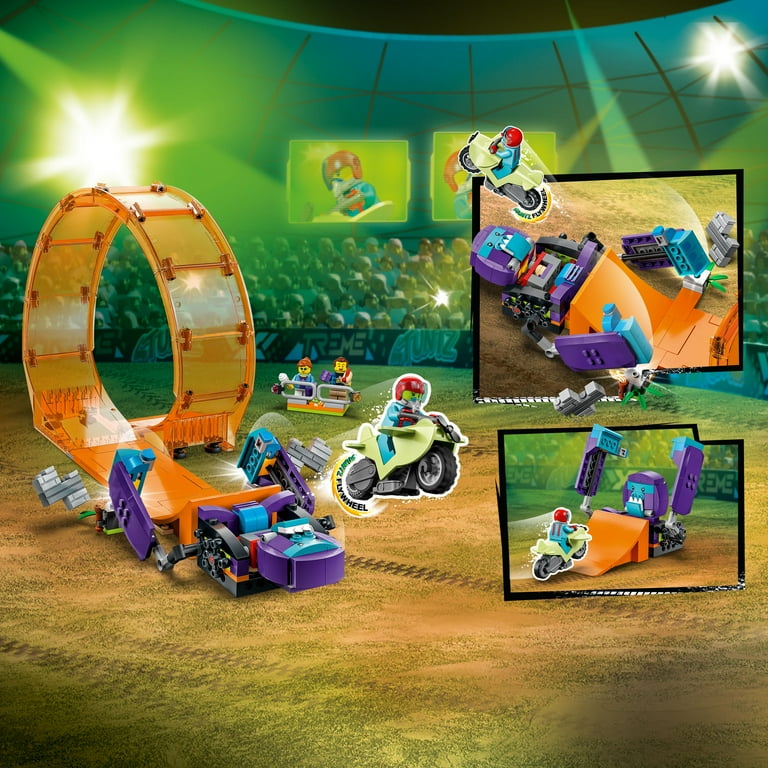 LEGO City Stuntz Smashing Chimpanzee Stunt Loop 60338 with Flywheel Toy | Konstruktionsspielzeug