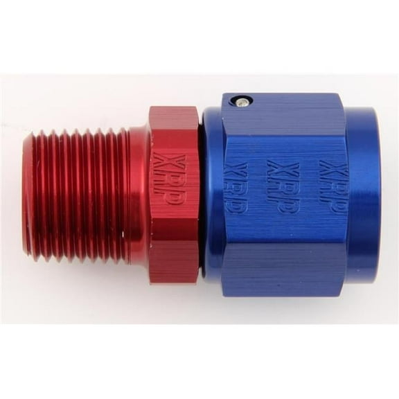 XRP-Xtreme Racing Products XRP900608 8 AN Straight Female to Male 0.37 in. NPT Swivel Adapter