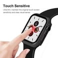 thumbnail image 3 of Funda de vidrio templado para Apple Watch Series 3, Series 2 y Series 1, Protector de pantalla de 42mm, protección de parachoques integral, 3 of 5