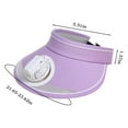 thumbnail image 3 of UttpKLBx Portable Air Conditioner 360° Cooling Personal Fan Mini Air Cooling Fan for Room Personal Fan Rechargeable, for Office, Kitchen (Purple), 3 of 9