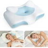 Osteo Cervical Pillow for Neck Pain Relief, Hollow Design Odorless Memory Foam Pillows with Cooling Case, Adjustable Orthopedic Bed Pillow for Sleeping, Contour Support for Side Back Stomach Sleepers