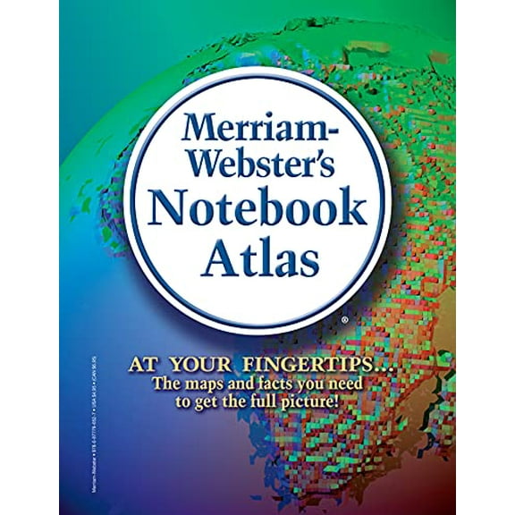 Pre-Owned Merriam-Websters Notebook Atlas - Features Full-Color Maps - Fits in a 3-ring Binder, 9780877796527, 0877796521, Paperback, 1 edition
