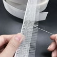 thumbnail image 7 of DIY Knitting Craft for Seamless Finishing Fishbone Hem Tape for Chiffon and Lightweight Fabrics Durable Polyester Frills for Beginners and Enthusiasts, 7 of 7