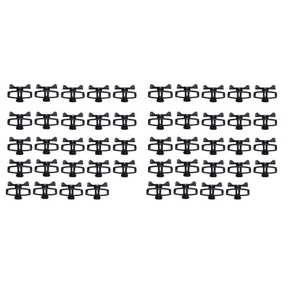 Plastic Electronic Fence Wire Tensioner Livestock Electric Fence Wire Portable Tape Tighteners for Farm Accessories 48Pc