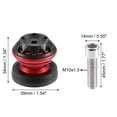 thumbnail image 3 of 2 Pcs 10mm M10x1.5 Red Aluminum Alloy Motorcycle Swing Arm Spools Sliders Stand, 3 of 6