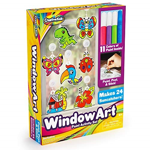 Window Paint Art Stickers Kit Kids Childrens Make Your Own Fun