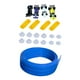 thumbnail image 3 of Kit de pista anticarrera flexible de 13 pies con ventosas, ligero para que los niños aprendan y jueguen de forma creativa, diseño de dos carriles., 3 of 10