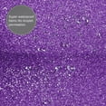 thumbnail image 3 of Honeii Glitter Purple Print Shower Curtain 72x72in,Bathroom Curtain,Waterproof Fabric Shower Curtain Set with Hooks, 3 of 5