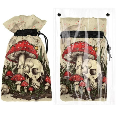 

Josid Mushroom Pattern Reusable Outdoor Faucet Insulation Covers Waterproof and Freeze-Resistant Spigot Protector Bags 2 Pack 11 x 6.9