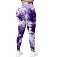 thumbnail image 2 of Women's Leggings Soft Yoga Pant Purple XXL, 2 of 6