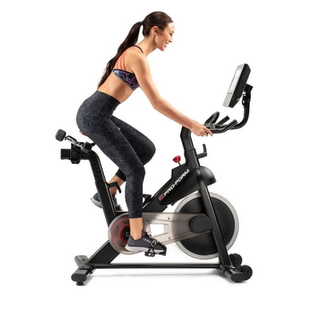 ProForm SMART Power 10.0 Exercise Bike with 10” HD Touchscreen and 30-Day iFIT Membership for Studio Classes & Global Workouts