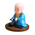 thumbnail image 2 of Monje de juguete con la cabeza que asiente con la cabeza No se requiere batería Juguete solar de columpio automático B Gloria Figura de baile muñeca, 2 of 9