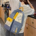 thumbnail image 1 of Mochila de anime Carrier de mochila al aire libre para niñas de viaje que sale de cumpleaños mujeres mujeres, 1 of 8