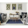 thumbnail image 6 of Kate and Laurel Sylvie Expressive Abstract House Plant Playful Blue Framed Canvas Wall Art by The Creative Bunch Studio, 23x33 Natural, Simple Modern Floral Wall Decor Art, 6 of 6