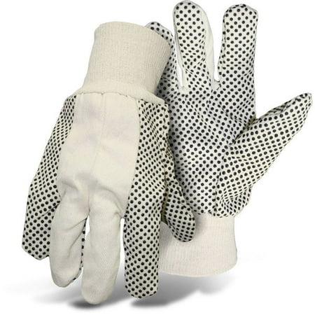 

3 PC Boss Men s Indoor/Outdoor Dotted Work Gloves White L 1 pair