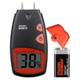 thumbnail image 1 of Digital Wood Moisture Meter Handheld Lcd Moisture Tester Damp Moisture Tester Detector With 2 Spare Sensor Pins And One 9v Battery(both Included), 1 of 5