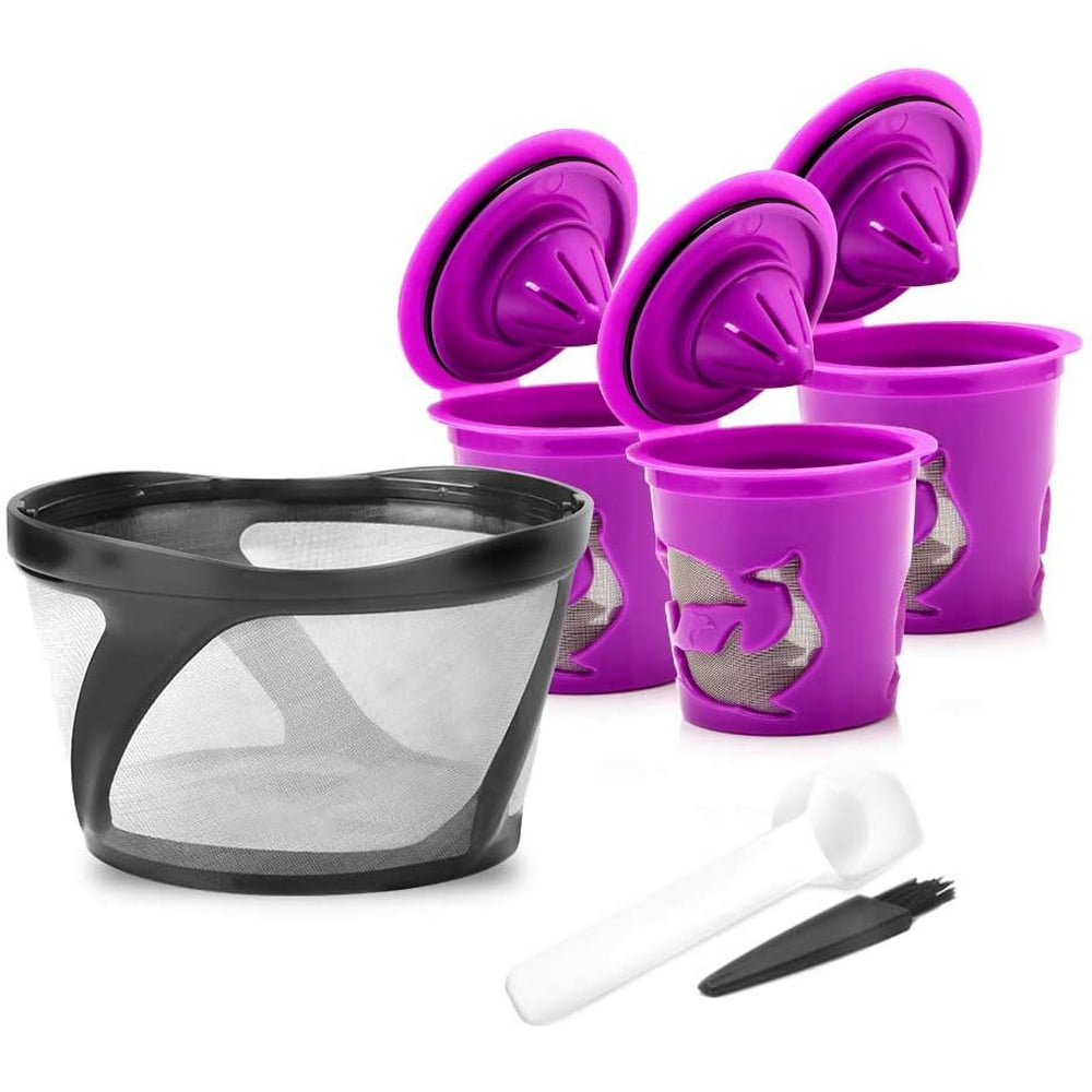 812 Cup Reusable K Duo Filter Mesh Ground Basket Coffee Filter Come