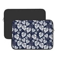 thumbnail image 2 of Bingfone White Leaves Laptop Sleeve Case 13 inch , 360° Protective Computer Carrying Bag, 2 of 8