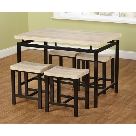 5-Piece Delano Dining Set, Natural