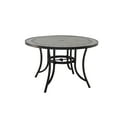 thumbnail image 4 of Mondawe Patio Dining Table 48" Tiles Top Cast Aluminum Round Outdoor Table, 4 of 7