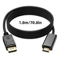 thumbnail image 3 of 18m DisplayPort to Adapter 4K High Definition Video Converter for Immersive Visual Experience, 3 of 4
