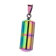 thumbnail image 4 of Petit Collier Cylindrique Pendentif Collier Prière Creux Support d'Urne Pendentif Coloré, 4 of 9