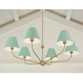 thumbnail image 7 of XAV-B9316-VG-GR Crystorama Lighting Xavier - 6 Light Chandelier-14.25 Inch Tall and 40 Inch Wide-Vibrant Gold/Green Finish, 7 of 7