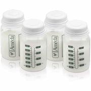 Ameda Breast Milk Storage Bottle, BPA-free, 4-Pack