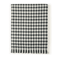 thumbnail image 2 of CREVENT Soft Warm Farmhouse Plaid Black Knitted Throw Blanket,50''x60'', 2 of 4