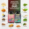 thumbnail image 4 of Parrox Dynamic Duo Herbal Bundle, Ginger, Rhodiola Rosea, Sea Moss, Ashwagandha, Black Seed Oil, Panax Ginseng, Turmeric, Dandelion, Cordyceps, Ginkgo Biloba, ACV, Elderberry, Manuka Honey (2 Pack), 4 of 6