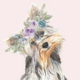 thumbnail image 3 of Pinto, Patricia 20x20 Black Modern Framed Museum Art Print Titled - Flower Crown Pet II, 3 of 5