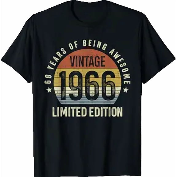 60th Birthday Vintage 1966 Edition 60 Years Old T-Shirt