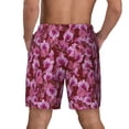 thumbnail image 2 of Lsque Mens Swim Trunks Orchids Flowers Pattern - Bathing Suit Compression Liner - Beach Swim Shorts Swimwear - (S-3XL) - Stretch Quick Dry -Small, 2 of 9