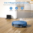 thumbnail image 2 of Robot aspirador y fregona 2 en 1 con wifi y app. Aspirador robótico inteligente con potente succión, programación, autocargable, delgado y silencioso, ideal para suelos duros, pelo de mascotas y alfo, 2 of 5