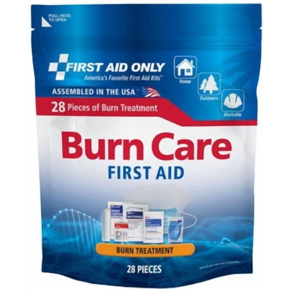 First Aid Only 28-Piece Burn Care First Aid Kit for Home, Jobsite & Outdoors