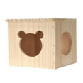 thumbnail image 1 of Casa para hámster Perfecl decoración de madera maciza Estilo B, 1 of 8