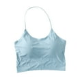 thumbnail image 6 of BKQCNKM Sports Bras For Women Bralettes For Women Womens Backless Halter Crop Top Padded Sports Bras Light Support Strappy Workout Tank Nursing Bras For Breastfeeding, 6 of 8
