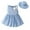 Blue, variant on LLYwey Tea Party Dresses for Girls, Girls Maxi Dresses Summer Ruffle Short Sleeve Crew Neck Loose Casual Flowy Tiered Maxi Sundress with Pockets, By-43, Blue, 3T