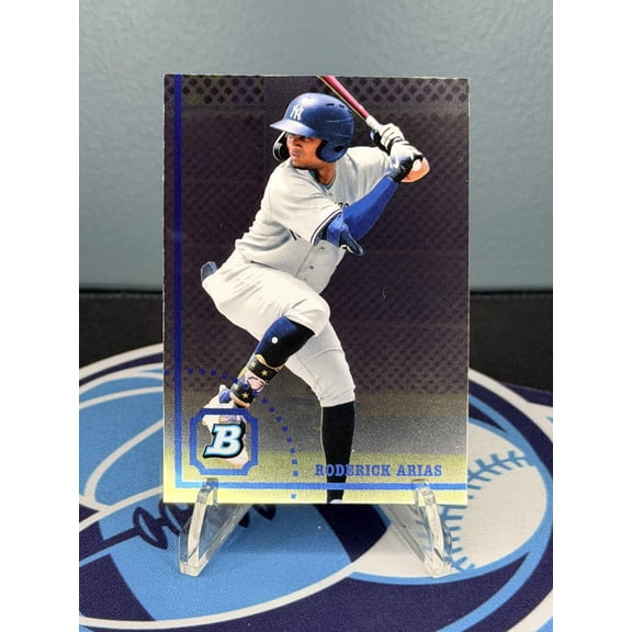 2022 Bowman Heritage Chrome Prospects BHPC-102 Roderick Arias Yankees Baseball Card