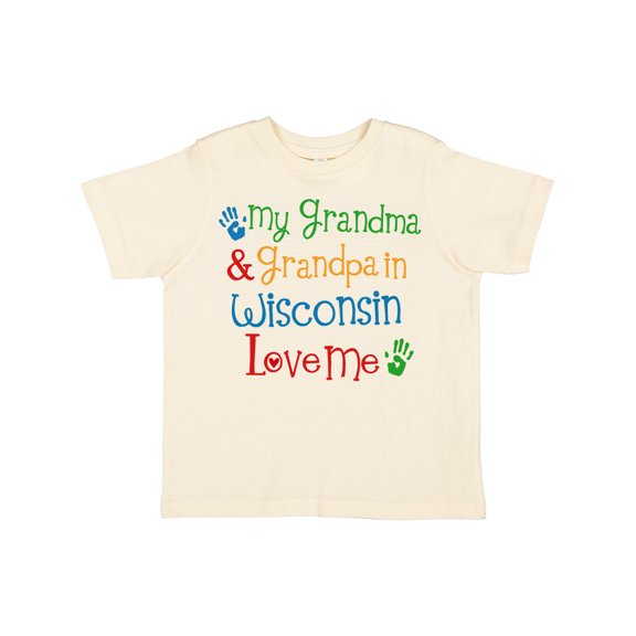 Inktastic Wisconsin Grandma Loves Me Boys or Girls Toddler T-Shirt