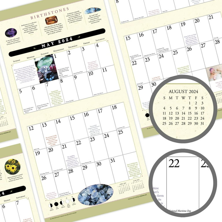 Current 2024 Celebrations Scrapbook Wall Calendar - 12 x 9, Bookstore  Quality, Spiral Bound