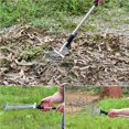 thumbnail image 4 of Fan Shaped Telescopic Garden Rake Household Telescopic Garden Rake Gardening Accessory Leaves Collect Broom Hand Tools Extendable Leaf Rakes for Outdoor, 4 of 7