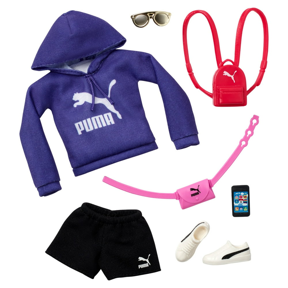 Barbie Doll Clothes Puma Fashion Pack With Outfit And 6 Accessories