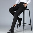 thumbnail image 6 of Men's Dress Pants Business Trousers Lounge Casual Big and Tall Work Travel Golf Straight Fit, 6 of 7